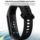 Smart Watch Silicone Watch Band for Huawei Honor Band 4 / Band 5(Black)