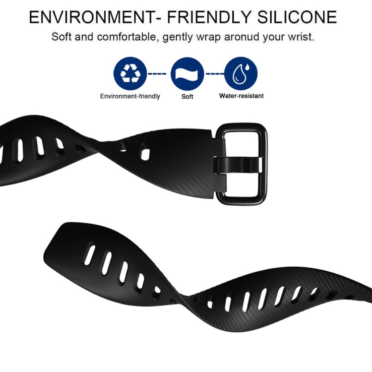 Smart Watch Silicone Watch Band for Huawei Honor Band 4 / Band 5(White)