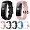 Smart Watch Silicone Watch Band for Huawei Honor Band 4 / Band 5(Blue)