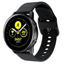 Smart Watch Electroplated Buckle Watch Band for Galaxy Watch Active (Black)