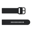 Smart Watch Electroplated Buckle Watch Band for Galaxy Watch Active (Black)