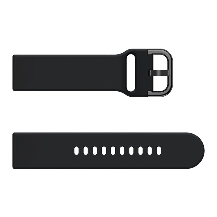 Smart Watch Electroplated Buckle Watch Band for Galaxy Watch Active (Black)