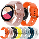 Smart Watch Electroplated Buckle Watch Band for Galaxy Watch Active (Black)