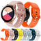 Smart Watch Electroplated Buckle Watch Band for Galaxy Watch Active (Orange)
