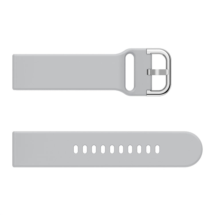 Smart Watch Electroplated Buckle Watch Band for Galaxy Watch Active (Grey)