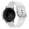 Smart Watch Electroplated Buckle Watch Band for Galaxy Watch Active (White)