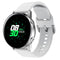 Smart Watch Electroplated Buckle Watch Band for Galaxy Watch Active (White)