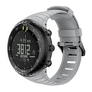 Smart Watch Silicone Watch Band for Suunto Core(Grey)