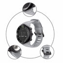 Smart Watch Silicone Watch Band for Suunto Core(Grey)