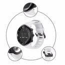Smart Watch Silicone Watch Band for Suunto Core(White)