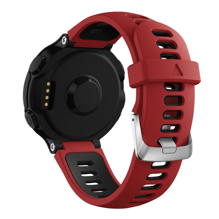 Smart Watch Silicone Watch Band for Garmin Forerunner 735XT(Red)