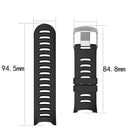 Smart Watch Silicone Watch Band for Garmin Forerunner 610(Black)
