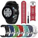 Smart Watch Silicone Watch Band for Garmin Forerunner 610(Black)