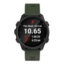 Smart Watch Silicone Watch Band for Garmin Forerunner 245(Army Green)