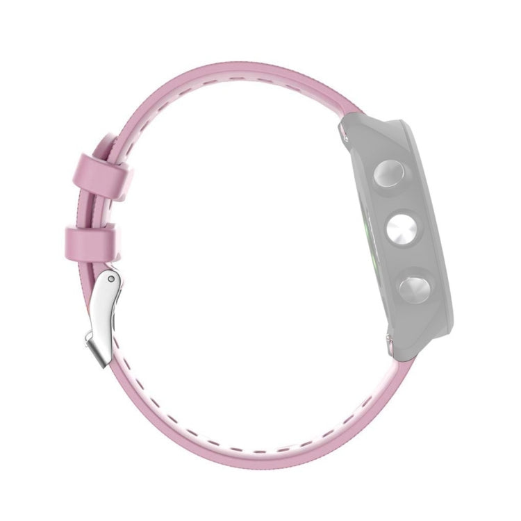 Smart Watch Silicone Watch Band for Garmin Forerunner 245(Pink)