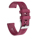 Smart Watch Silicone Watch Band for Garmin Forerunner 245(Purplish Red)