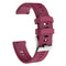 Smart Watch Silicone Watch Band for Garmin Forerunner 245(Purplish Red)