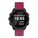 Smart Watch Silicone Watch Band for Garmin Forerunner 245(Purplish Red)