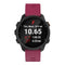 Smart Watch Silicone Watch Band for Garmin Forerunner 245(Purplish Red)
