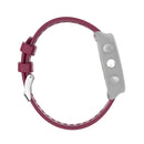Smart Watch Silicone Watch Band for Garmin Forerunner 245(Purplish Red)