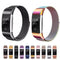 Smart Watch Stainless Steel Watch Band for FITBIT Charge 2, Size: S(Pink)