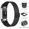 Smart Watch Stainless Steel Watch Band for FITBIT Charge 2, Size: S(Purple)