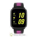 GV68 Touch Screen Bluetooth Smart Bracelet, IP68 Waterproof, Support Heart Rate Monitor / Pedometer / Bluetooth Call / Calls Remind / Sleep Monitor / Sedentary Reminder / Anti-lost / Remote Capture, Compatible with Android and iOS Phones(Pink)