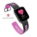 GV68 Touch Screen Bluetooth Smart Bracelet, IP68 Waterproof, Support Heart Rate Monitor / Pedometer / Bluetooth Call / Calls Remind / Sleep Monitor / Sedentary Reminder / Anti-lost / Remote Capture, Compatible with Android and iOS Phones(Pink)