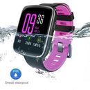 GV68 Touch Screen Bluetooth Smart Bracelet, IP68 Waterproof, Support Heart Rate Monitor / Pedometer / Bluetooth Call / Calls Remind / Sleep Monitor / Sedentary Reminder / Anti-lost / Remote Capture, Compatible with Android and iOS Phones(Pink)