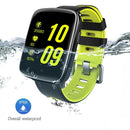 GV68 Touch Screen Bluetooth Smart Bracelet, IP68 Waterproof, Support Heart Rate Monitor / Pedometer / Bluetooth Call / Calls Remind / Sleep Monitor / Sedentary Reminder / Anti-lost / Remote Capture, Compatible with Android and iOS Phones(Green)