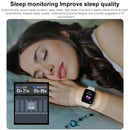 G12 1.7 inch IPS Screen Smart Watch, Support Bluetooth Calling / Body Temperature Monitoring (Silver Grey)