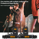 IEM1200 Wireless Transmitter 2 Bodypack Stage Singer In-Ear Monitor System(EU Plug)