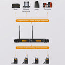 IEM1200 Wireless Transmitter 5 Bodypack Stage Singer In-Ear Monitor System(US Plug)
