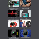 Lokmat FT10 1.3 inch IPS Touch Screen Waterproof Smart Watch, Support Music Play / Heart Rate / Blood Pressure Monitor(Black)