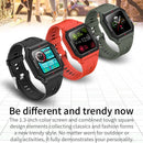 Lokmat FT10 1.3 inch IPS Touch Screen Waterproof Smart Watch, Support Music Play / Heart Rate / Blood Pressure Monitor(Red)