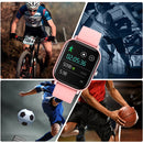 LOKMAT P8 1.4 inch Screen Waterproof Health Smart Watch, Pedometer / Sleep / Heart Rate Monitor (Black)