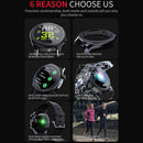 LOKMAT TIME Waterproof Smart Watch, Heart Rate / Blood Pressure Monitor / Physiological Management(Gold)
