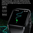 LOKMAT ZEUS 2 1.69 inch Screen Waterproof Smart Watch, GPS / Heart Rate / Blood Oxygen / Blood Pressure Monitor(Black)
