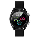 DT28 1.54inch IP68 Waterproof Steel Strap Smartwatch Bluetooth 4.2, Support Incoming Call Reminder / Blood Pressure Monitoring / Watch Payment(Black)