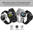 DT28 1.54inch IP68 Waterproof Steel Strap Smartwatch Bluetooth 4.2, Support Incoming Call Reminder / Blood Pressure Monitoring / Watch Payment(Black)