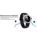 DT28 1.54inch IP68 Waterproof Steel Strap Smartwatch Bluetooth 4.2, Support Incoming Call Reminder / Blood Pressure Monitoring / Watch Payment(Black)