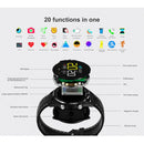 DT28 1.54inch IP68 Waterproof Steel Strap Smartwatch Bluetooth 4.2, Support Incoming Call Reminder / Blood Pressure Monitoring / Watch Payment(Black)