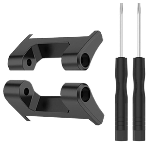 For Amazfit T-Rex / T-Rex Pro / Ares 1 Pair 22mm Metal Watch Band Connector (Black)