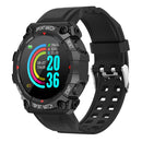 FD68 1.3 inch Color Round Screen Sport Smart Watch, Support Heart Rate / Multi-Sports Mode(Black)