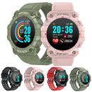 FD68 1.3 inch Color Round Screen Sport Smart Watch, Support Heart Rate / Multi-Sports Mode(Red)