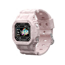 i2 Sports Smart Watch, Support Heart Rate / Blood Pressure / Oximeter Monitor (Pink)