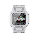 i2 Sports Smart Watch, Support Heart Rate / Blood Pressure / Oximeter Monitor (White)