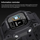 i2 Sports Smart Watch, Support Heart Rate / Blood Pressure / Oximeter Monitor (Black)