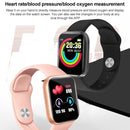 Y68 1.44 inch Smart Watch, Support Heart Rate Blood Pressure Blood Oxygen Monitoring (Black)