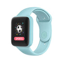 Y68M 1.44 inch Smart Watch, Support Heart Rate Blood Pressure Blood Oxygen Monitoring (Baby Blue)
